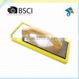 Swiss Cheese Sponge With Wood Handle Aluminum Backing Float Trowel