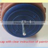 6" Paint Soft Rubber Pattern Printing Roller thumbnail-2