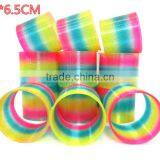 Hot Plastic Magic Rainbow Coil Spring Slinky Colorful Novelties Educational Toy Smaller Size thumbnail-1
