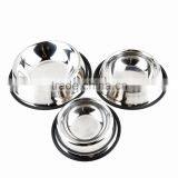 Stainless Steel Pet Cat Bowl No Tip No Slip Dog Puppy Pet Food or Water Bowl Dish Feeding Watering Supplies 3 Different Size thumbnail-1