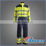 Cotton/nylon Material Safety Insect-repellent Fire Retardant Coverall for Worker thumbnail-1