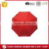 Red Auto Open Close Waterproof Windproof Golf Umbrella Promotional thumbnail-3