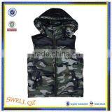 Newest Children Clothes Camoflage Vest for Boys With Hood thumbnail-1