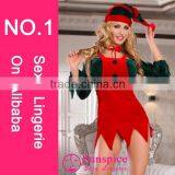 Sunspice Latest Design Naughty Suspender Skirt Santa Costume Lingerie thumbnail-1