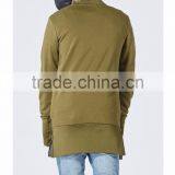 Custom Wholesale Blank Longline Sweatshirt Oversized Pullover for Men thumbnail-4