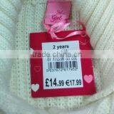 In-stock New Fashion Salior Collar Long Sleeve Belt Knitted Girls Cardigan thumbnail-5