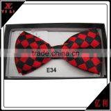 Fashion Men's Bow Tie With Stripes and Grid thumbnail-4