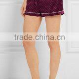 2017 Top Quality Polyester/spandex Satin Fabric Pajamas Set Wholesale thumbnail-4