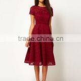 Midi Dress In Lace thumbnail-1