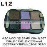 L12 6 PC 6 COLOR CHALK SET thumbnail-1