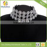Fashionable Short Necklace Multilayer Concave Diamond Crystal Necklace Can be Paired With Anything thumbnail-3