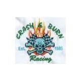 Professional six colors embroidered digitized logo on twill, 2.25inch w for hats and bags