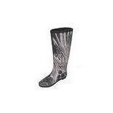 Fashionable Comfortable Thigh Rain Boots , Patterned 18.1 Inch Shaft thumbnail-1