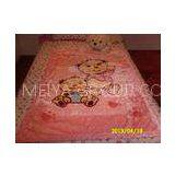 Antistatic Breathable Polyester Baby Blanket Fleece Hotel With Cartoon Pattern