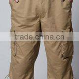 2015 hot sale plus size men's cargo flat-front shorts wholesale OEM jogger pants China