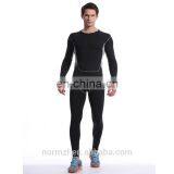 Moisture-wicking man sports compression wear