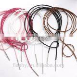 New Fashion Jewelry Black Leather Bow Choker DIY Necklace Gift for Women Girl thumbnail-6