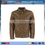 Custom Men High Quality pu Leather Jacket thumbnail-1