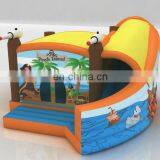 Hot Sale New Pirate Inflatable Combo With Curve Slide