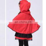 2 Piece Child Halloween Witch Cos Play Costume Dress With Cloak thumbnail-2