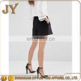 Plain Smart Shorts Pleat Front Shorts Zip-side Fastening Short Pants China thumbnail-3