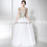 Best Selling Cap Sleeve Exquisite Beaded Chiffon Long Evening Dresses LX288 thumbnail-5