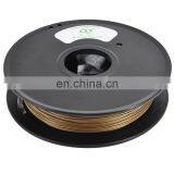 Metalic pla 3d printing filament high quality 1.75mm brass filled PLA 3d printer filament 0.5kg/1.1lbs