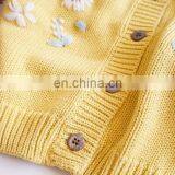 Children's Embroidery Flowers Sweater 2020 Full Sleeves Clothes Girls Sweater thumbnail-6
