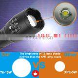 Potente Recargable Tactical Aluminium Alloy Flashlight 2000 Lumen Zoomable Xml T6 Led Linterna thumbnail-4