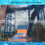 Fiberglass Water Slide 11-18M Platform Height With Swimming Pool Water Park Equipment thumbnail-3