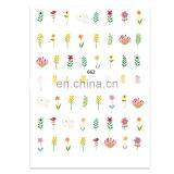 JOYFUL 661-667 Hipster Dried Flower Cute Flowers Blooming Gradient UV Nail Decals Nail Beauty Sticker thumbnail-3