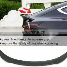 Carbon Fiber Spoiler for Model 3 Trunk Lip Spoiler Wing Sport Trunk Wing Performance Spoiler for for Tesla Model 3 thumbnail-4