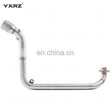 Modified Universal Full System Front Middle Link Connect MSX125 Motorcycle Exhaust Pipe thumbnail-3