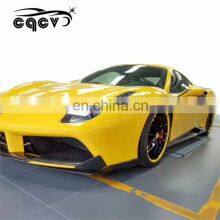Beautiful Carbon Fiber Material Body Kit for Ferrari 488 GTB in Novitec Style Front Lip Rear Lip Side Skirts Fender Wing Spoiler thumbnail-2