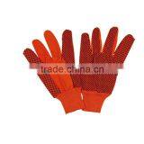High Quality Jersey Cotton Gloves With PVC Dots LG078 thumbnail-3