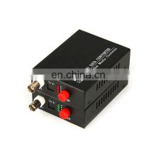 Fiber Transmitter Receiver 1 Pair 720P 960P 1 Channel Analog AHD HD CVI Coaxial Video Converter