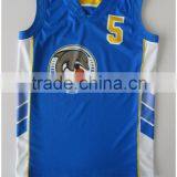 Reversible and Breathable Basketball Singlet With 100% Polyester thumbnail-1