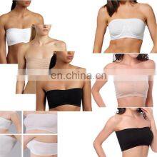 Tank Tops Sexy Crop Vest Breathable Mesh Tube Bra Strapless Crop Tops Women Ladies Sexy Bralette Bra Bandeau Boob Underwear thumbnail-2
