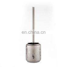 Beautiful Silver Color With Decal Ceramic Bathroom Accessories 6pcs Bathroom Accessories thumbnail-3