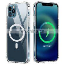 Shockproof Transparent Clear TPU Magnet Phone Case for Magsafe Case for Iphone 12 Pro Mini Max thumbnail-5