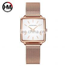 HANNAH MARTIN 108 Business Ladies Japan Quartz Movt Custom Logo Watch Stainless Steel Life Waterproof Wristwatches Luxury Watch thumbnail-3