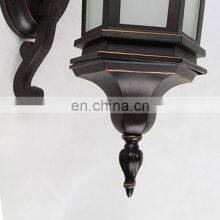 New Arrival Modern Classic Fancy Garden Metal Fence Wall Light Outdoor Residential Lighting Lantern thumbnail-2