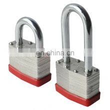 Rubber Cover 4-5 Pin Lock Mechanism Hardened Steel Long and Short Shackle Keys Laminated Padlock thumbnail-4