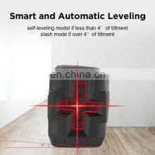 3D Red Line Automatic Leveling Cross Line Laser Level High Precision Dustproof Waterproof Out Door In Door Laser Laser Level thumbnail-3