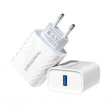 Factory Price 3A Quick Charging Mobile Phone USB Wall Charger Adapter EU US Plug Charger for IPhone thumbnail-1