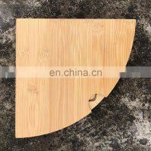 Wholesale Custom Natural Premium Platter Charcuterie Bamboo Cheese Board Set With 3 Cheese Knife Tools thumbnail-5