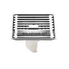 Garden Stainless Steel 304 Circle Tile Insert Cover Hidden Floor Drain thumbnail-2