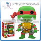 Mini Qute Funko Pop Amine Ninja Turtle Raphael super hero action figures cartoon models educational toy NO.FP 61