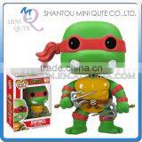 Mini Qute Funko Pop Amine Ninja Turtle Raphael Super Hero Action Figures Cartoon Models Educational Toy NO.FP 61