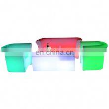 Led Bar Furniture Sets Bench Bar/club/outdoor Events Color Lighted Led Sectional Couches Led Curved Sectional Sofa Outdoor thumbnail-2